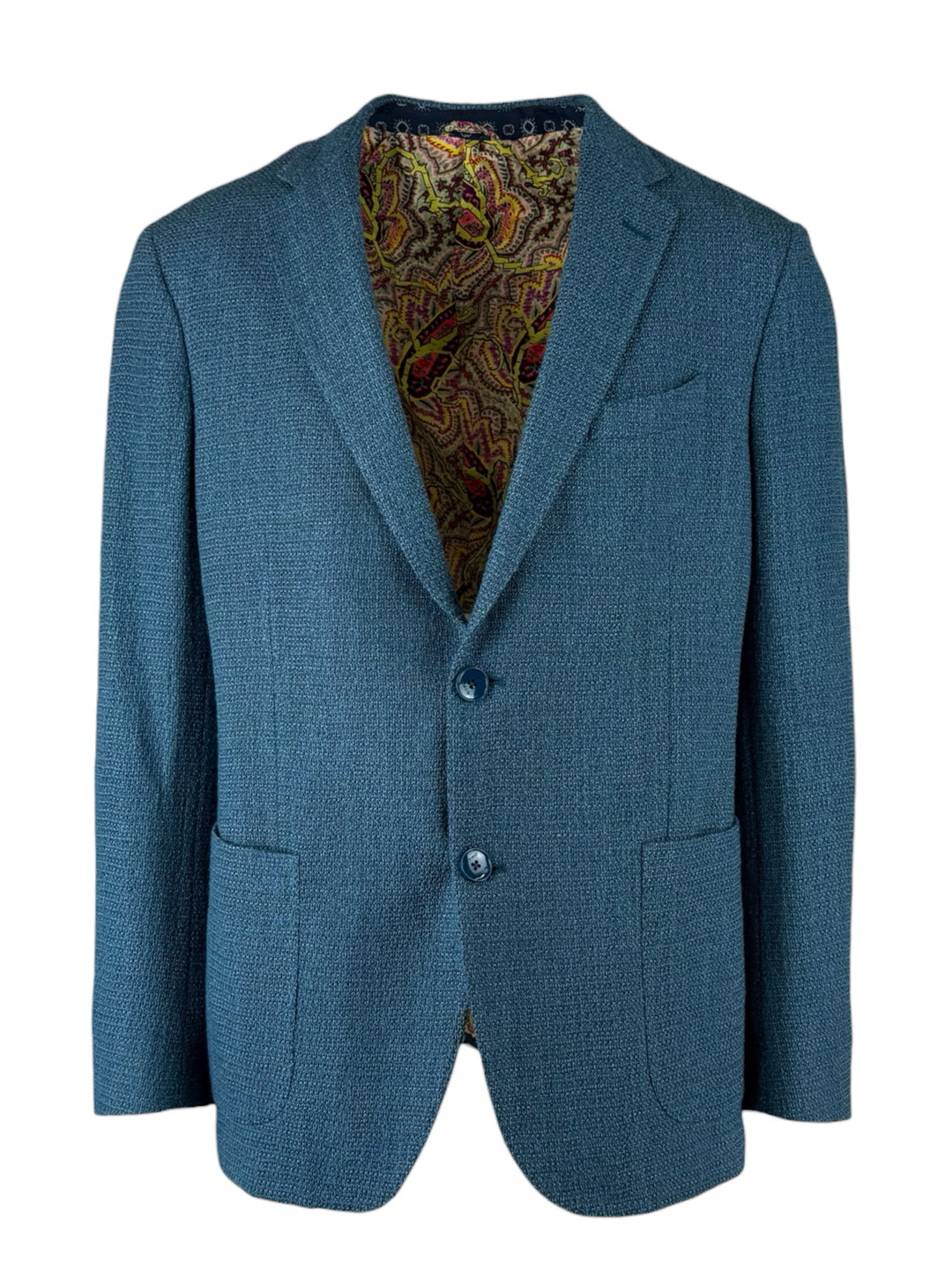 Etro Size 46 Men's Single Breasted Tweed Blazer