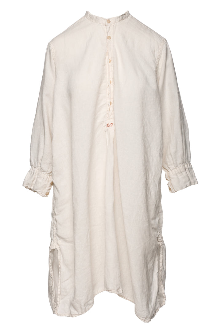 Magnolia Pearl Size OS Embroidered Logo Linen Dress