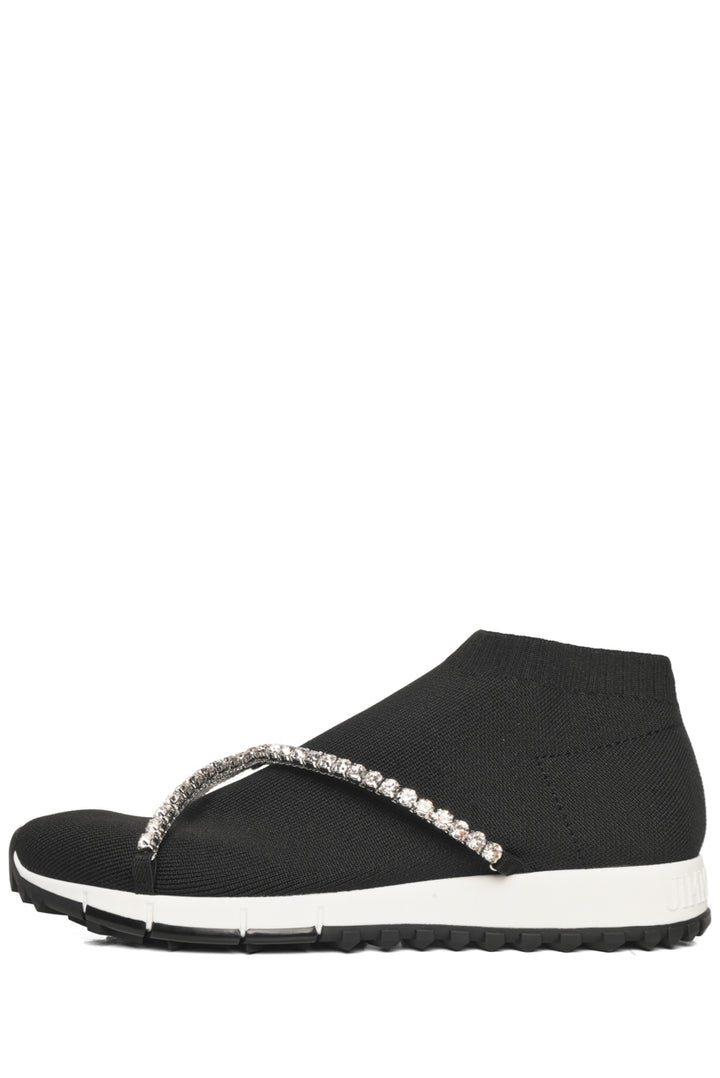 Jimmy Choo Size 37 Crystal Embellished Torri Sneakers