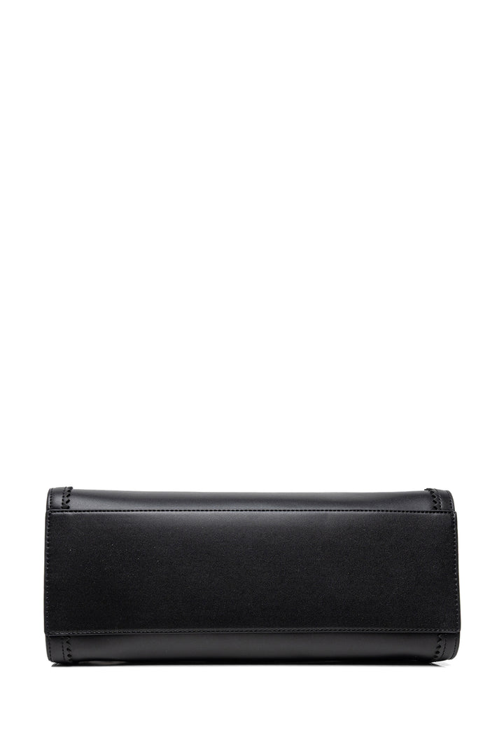 Love Moschino Leather Top Handle Heart Tote