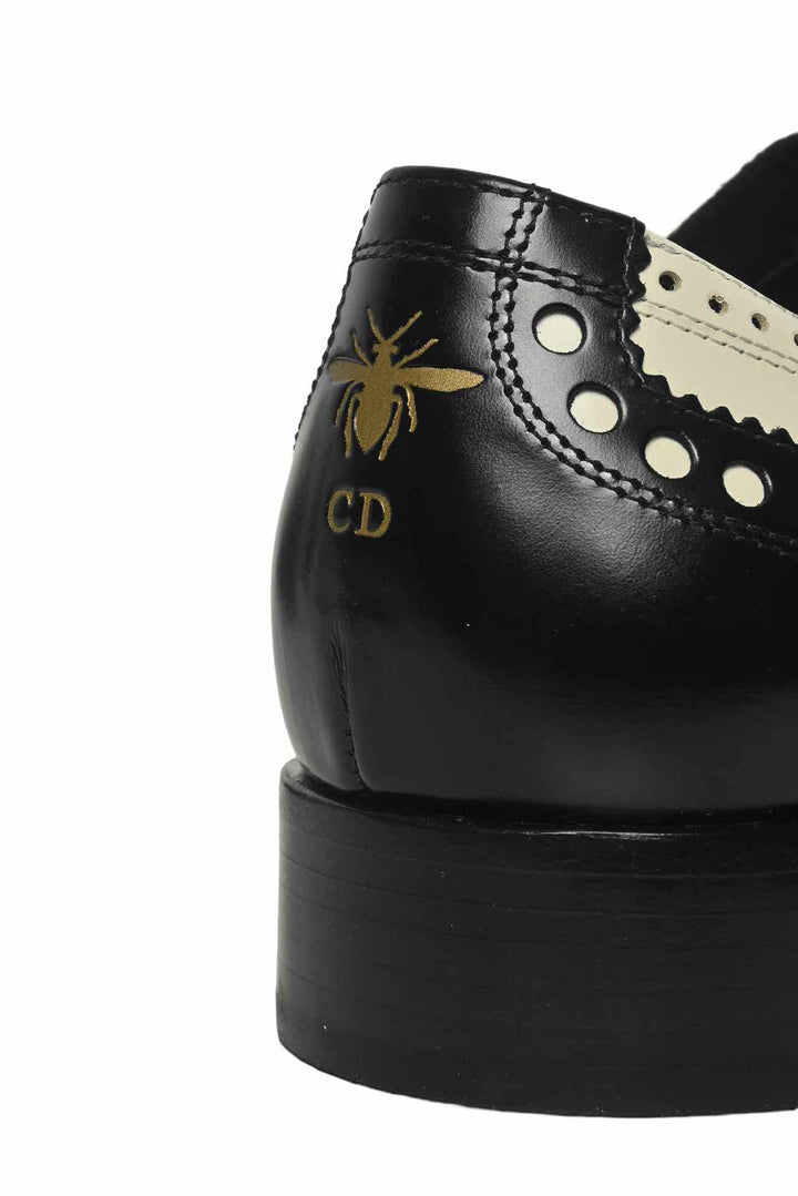 Dior Size 35 Brogue Lace-Up Oxfords
