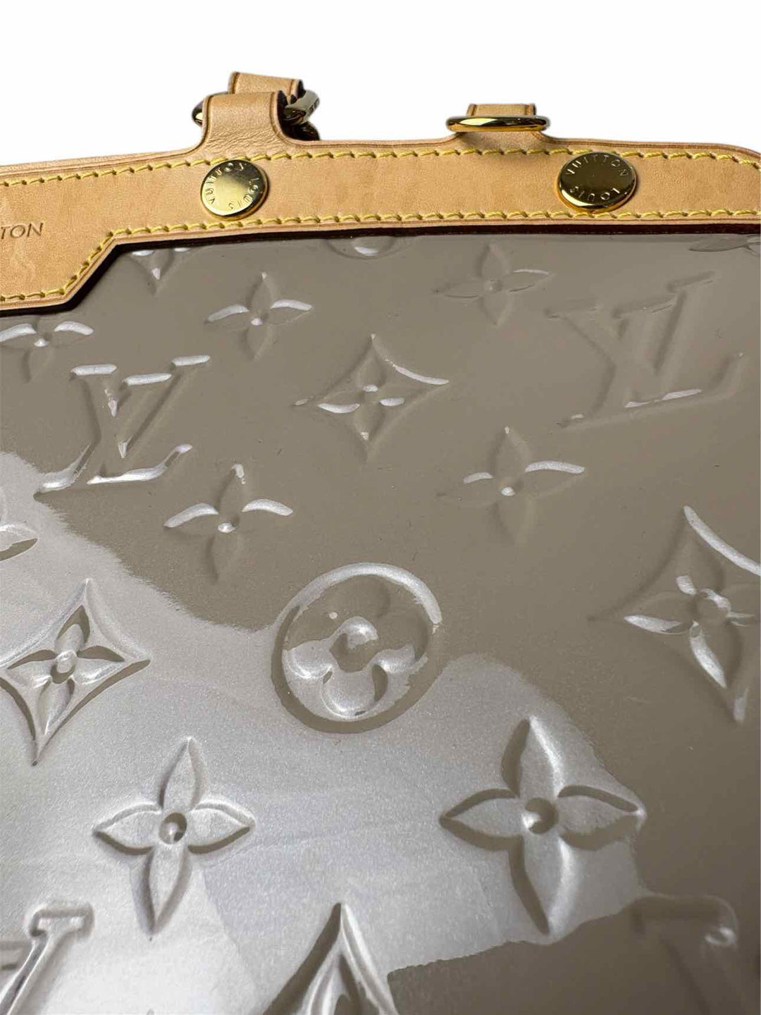 Louis Vuitton  Brea MM Galet Patent Monogram Purse