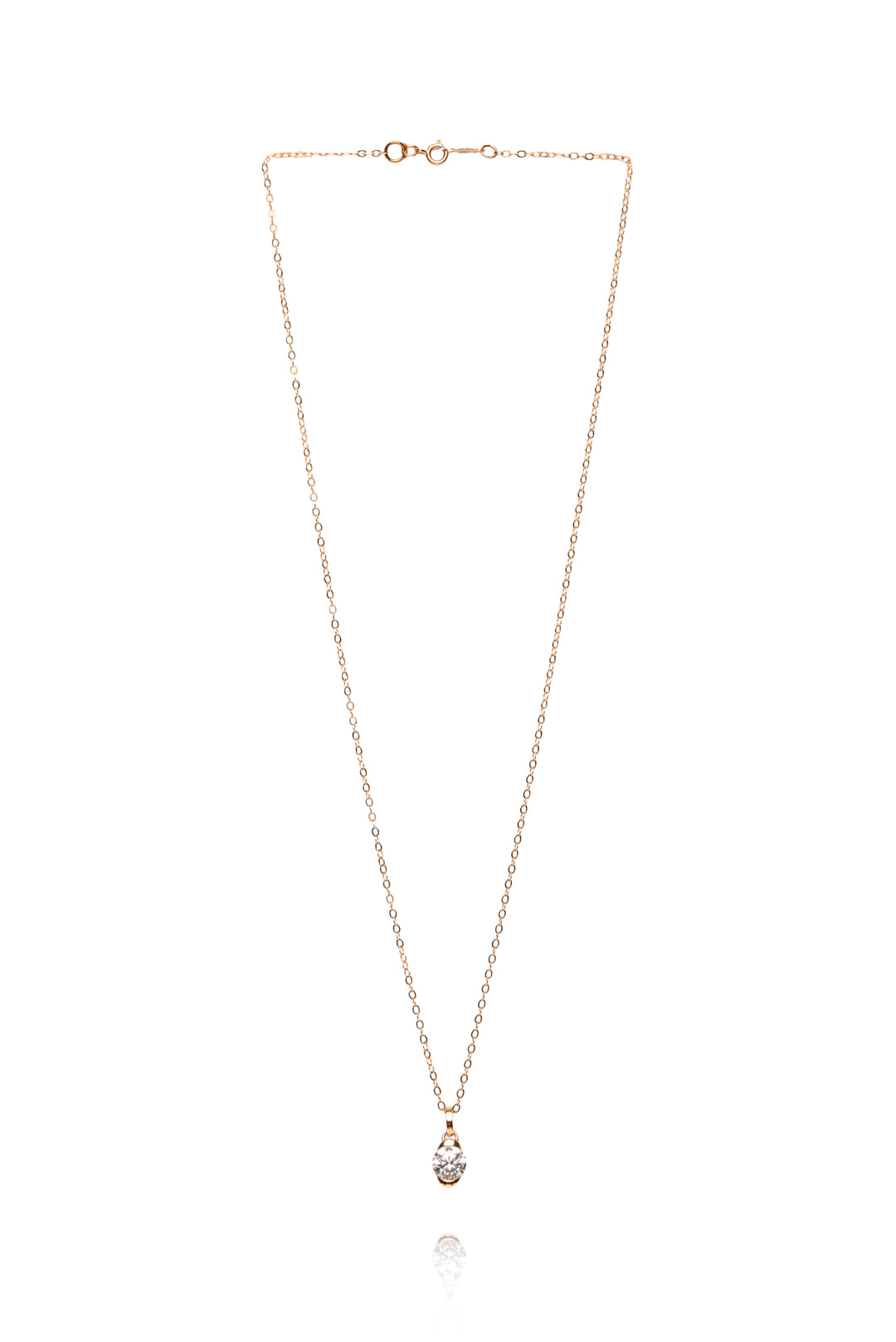 Simply Sublime 14K Yellow Gold Lab Grown Diamond Necklace