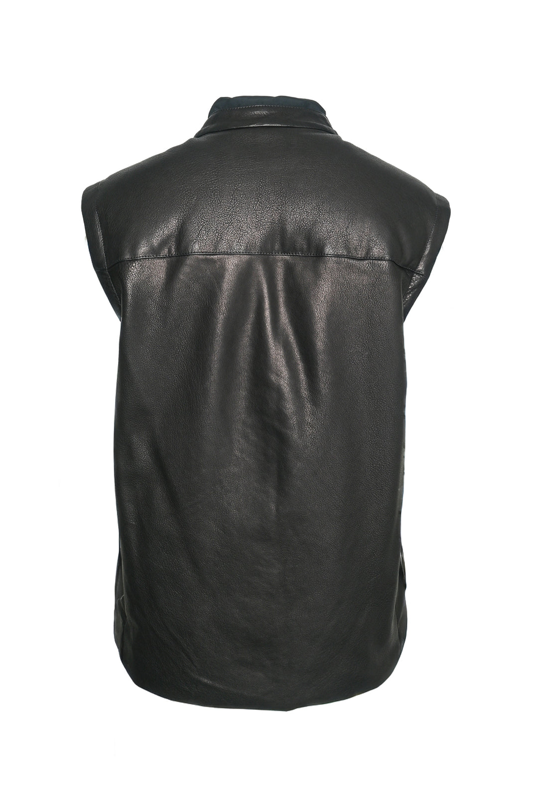 Corneliani Size 40 Men's Reversible Quilted Lambskin Down Vest