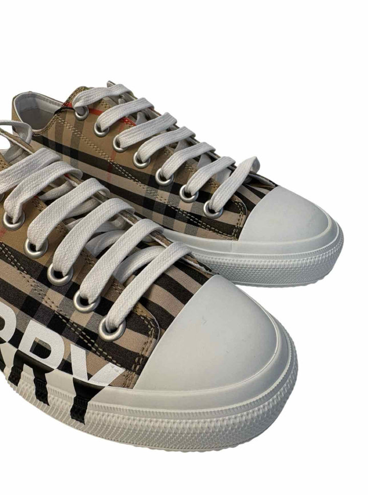 Burberry Size 39 Logo Print Vintage Check Sneaker
