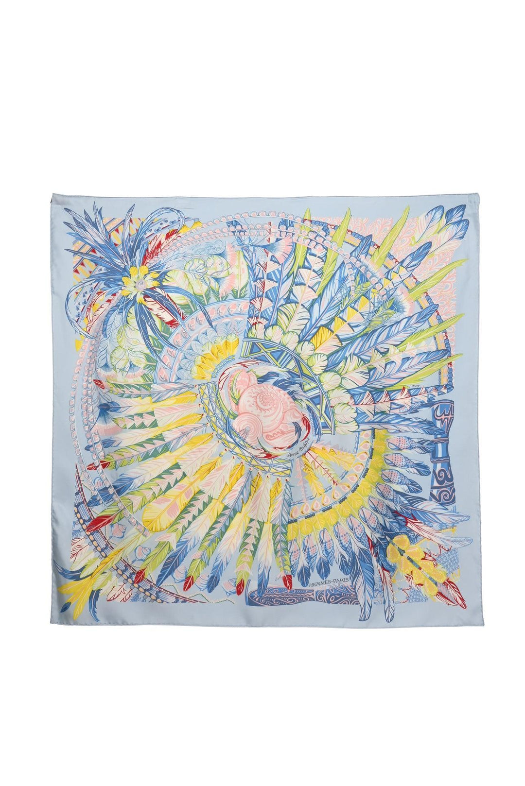 Hermes Danse Pacifique Silk Scarf