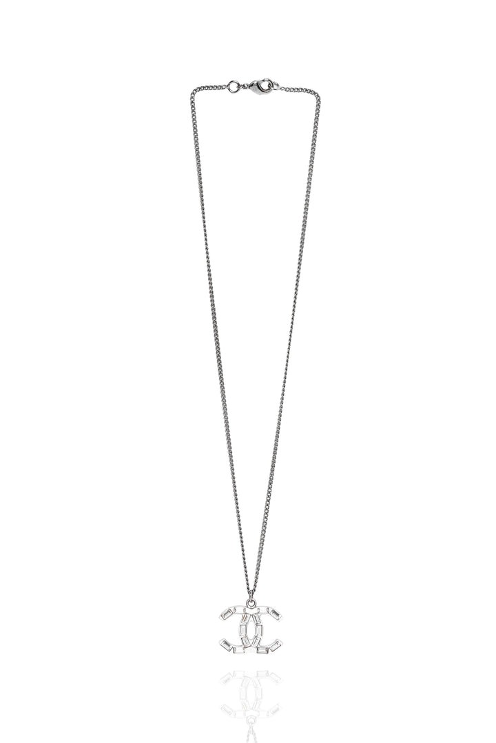 Chanel 2009 Crystal CC Necklace