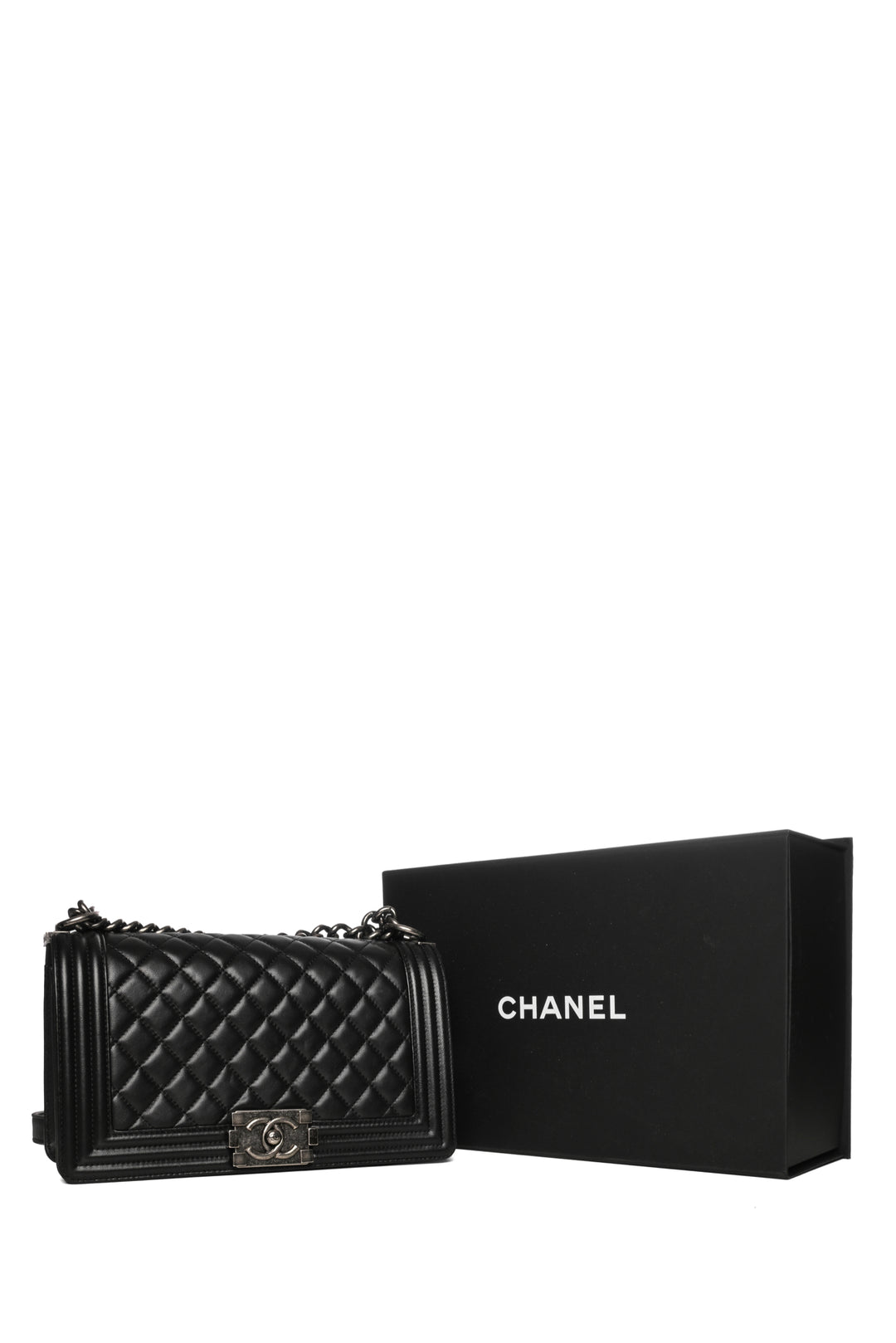 Chanel 2016-2017 Medium Quilted Boy Bag