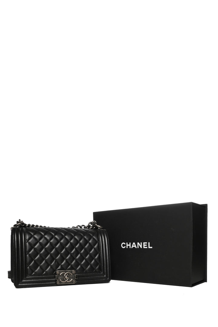Chanel 2016-2017 Medium Quilted Boy Bag