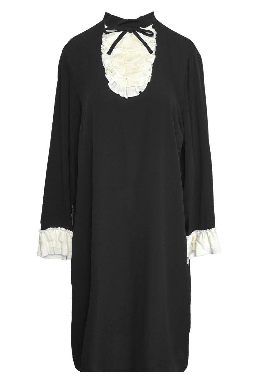 No. 21 Size 48 Ruffle Collar & Cuff Dress