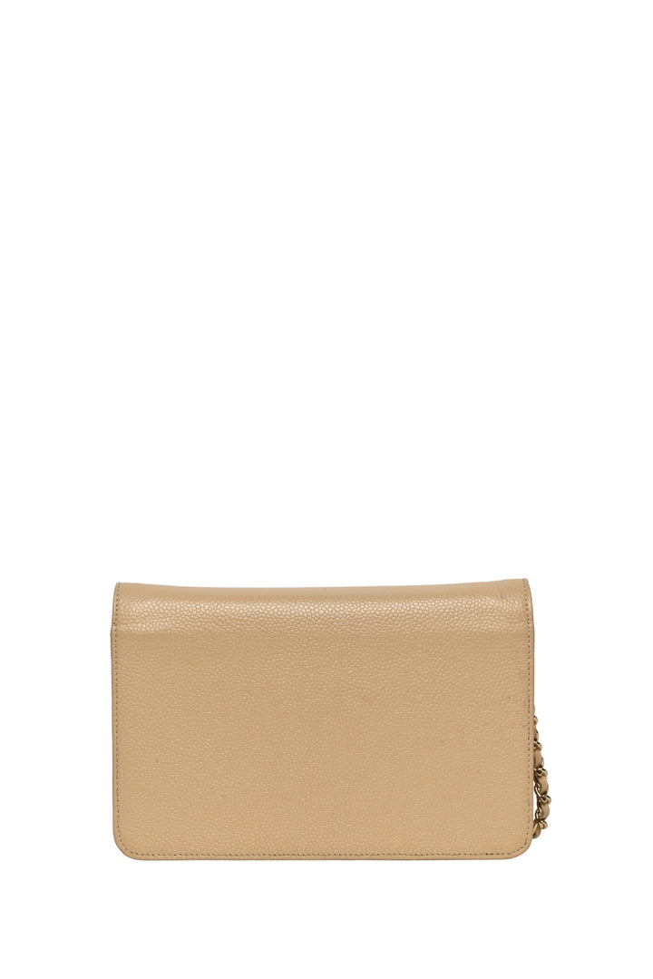 Chanel 2012 Caviar Timeless Wallet on Chain