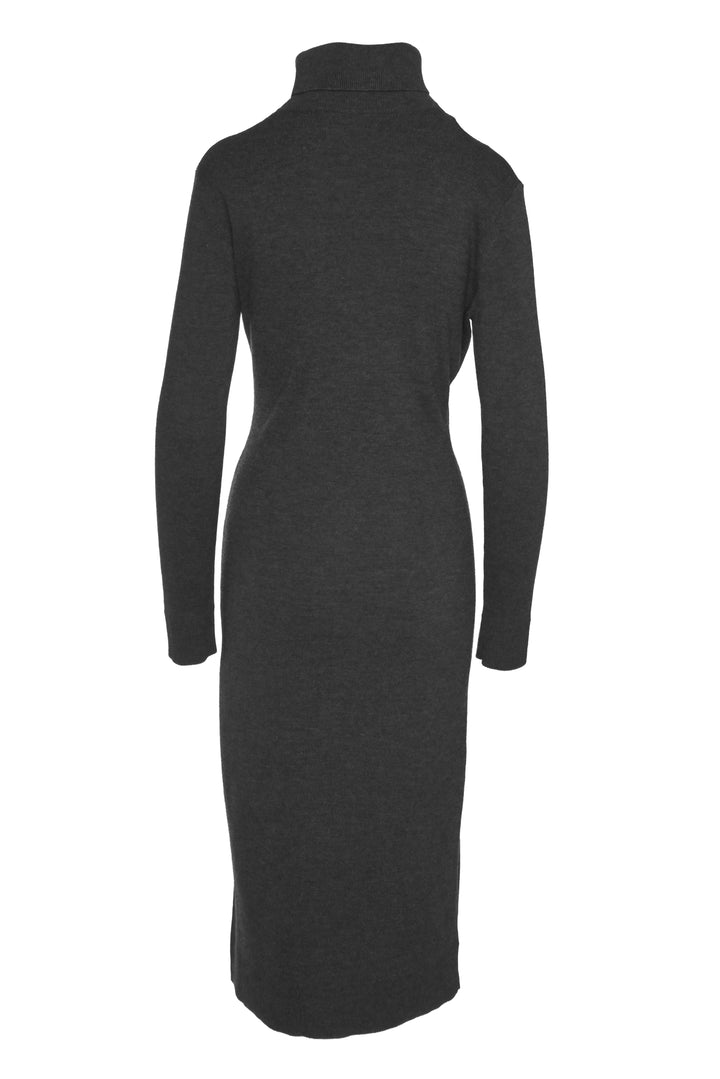 Monse Size M Merino Wool Cutout Turtleneck Midi Dress