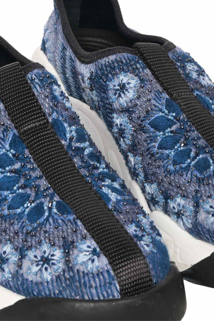 Dior Size 35 Fusion Beaded Slip On Sneaker