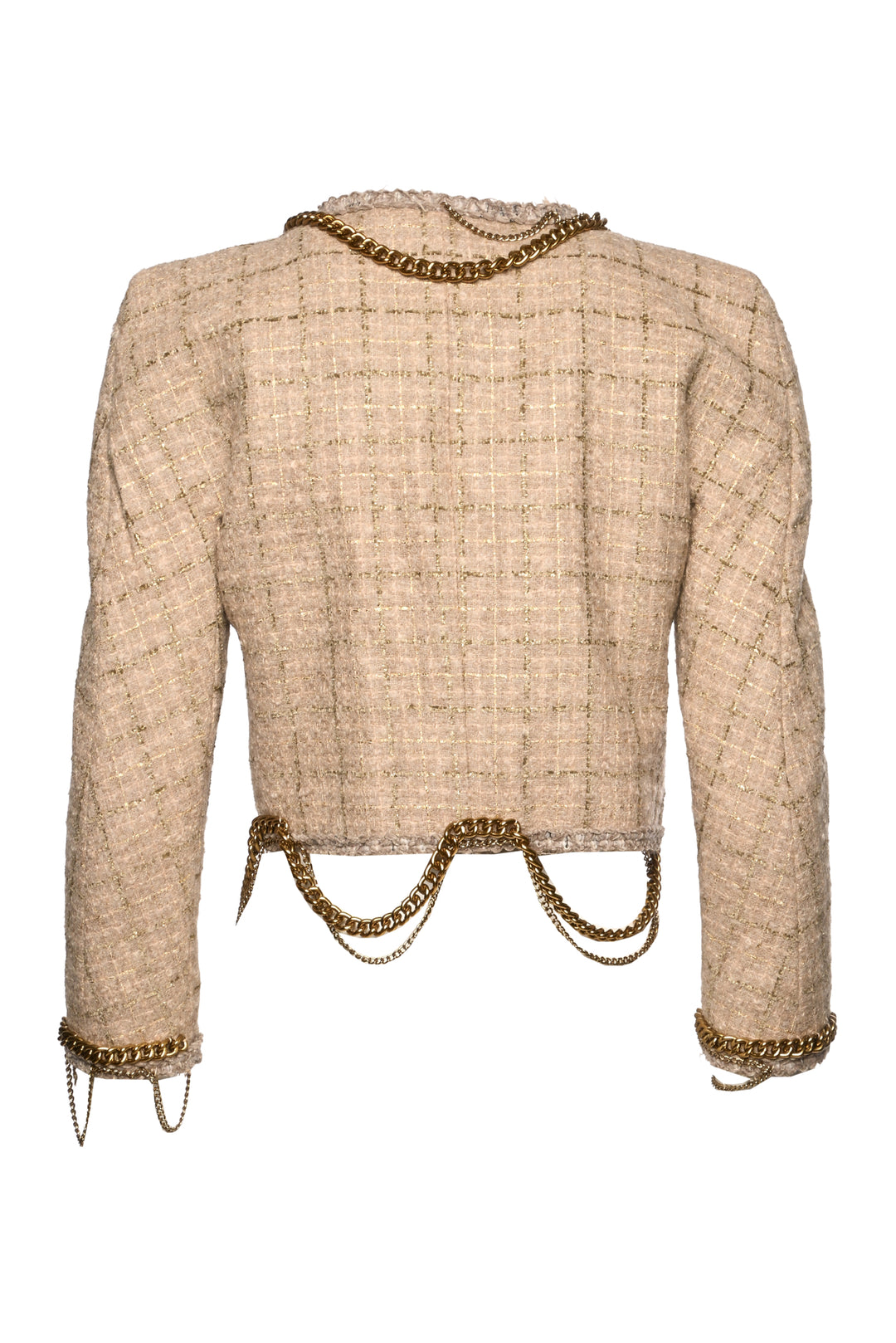 R13 Size S Square Shoulder Tweed Jacket