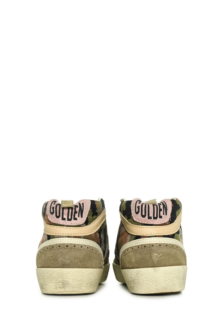 Golden Goose Size 38 Camouflage Mid Star Sneaker