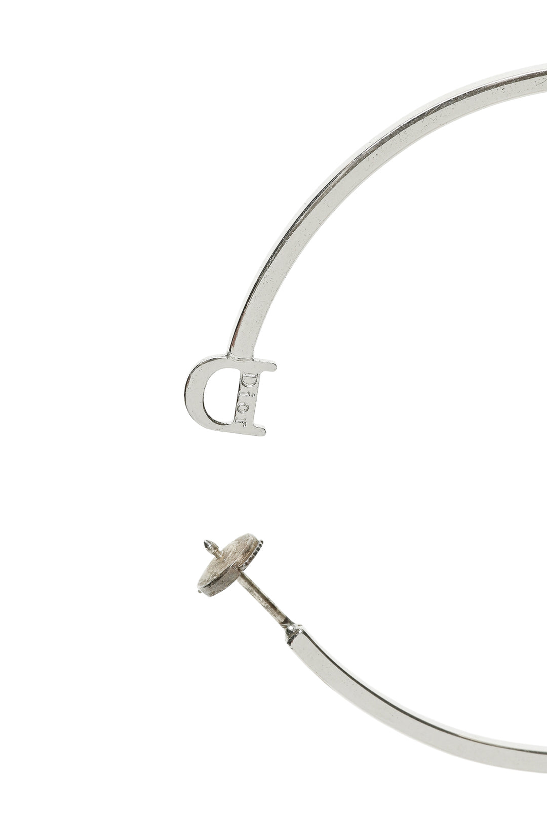 Dior Logo Hoop Earrings