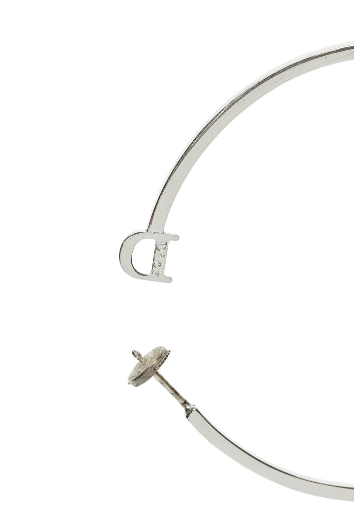 Dior Logo Hoop Earrings