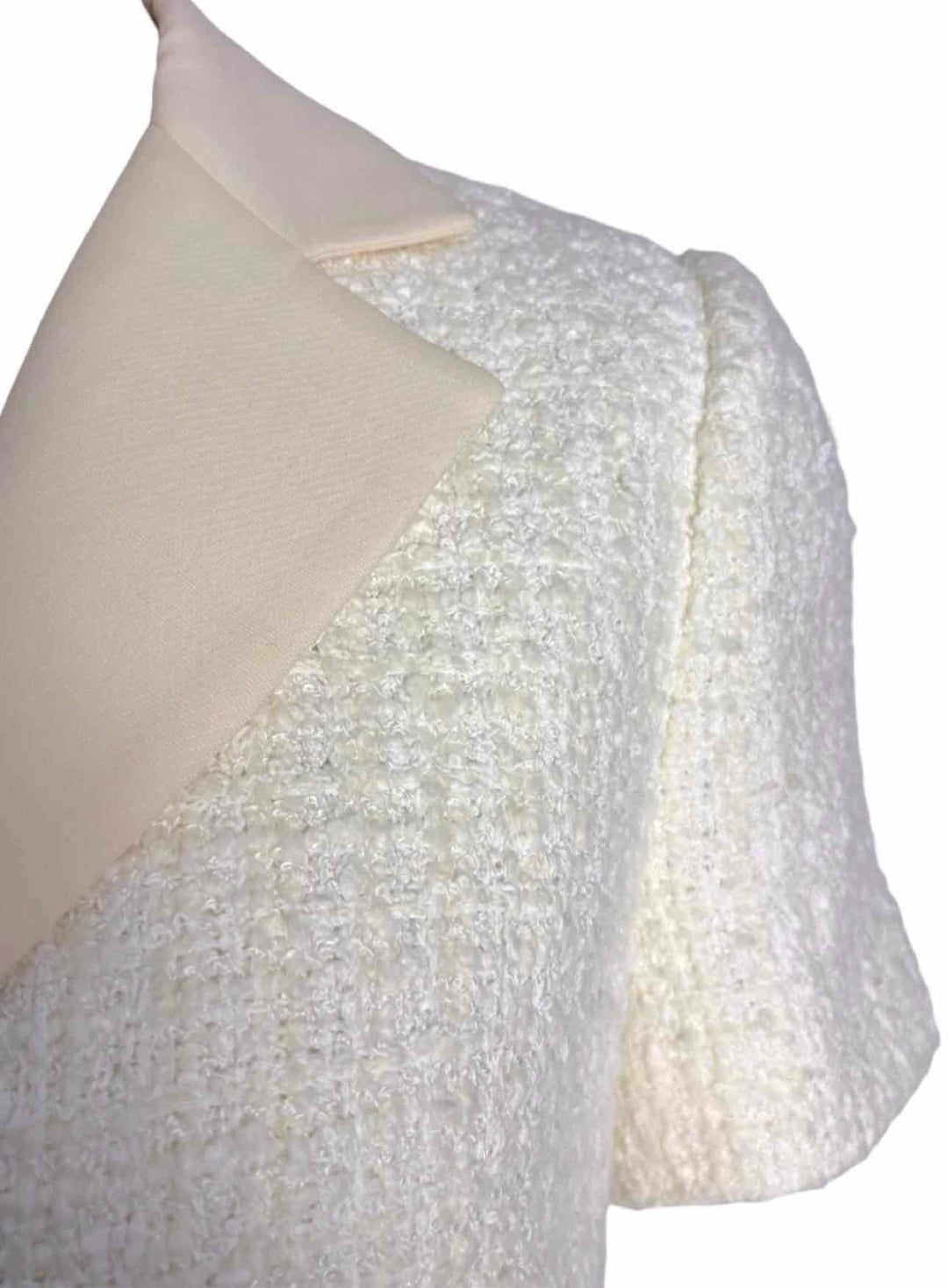 Valentino Size 42 Wool Blend Tweed  Dress