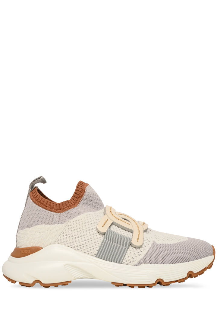 Tod's Size 36.5 Kate Chain Knit Slip-on Sneaker