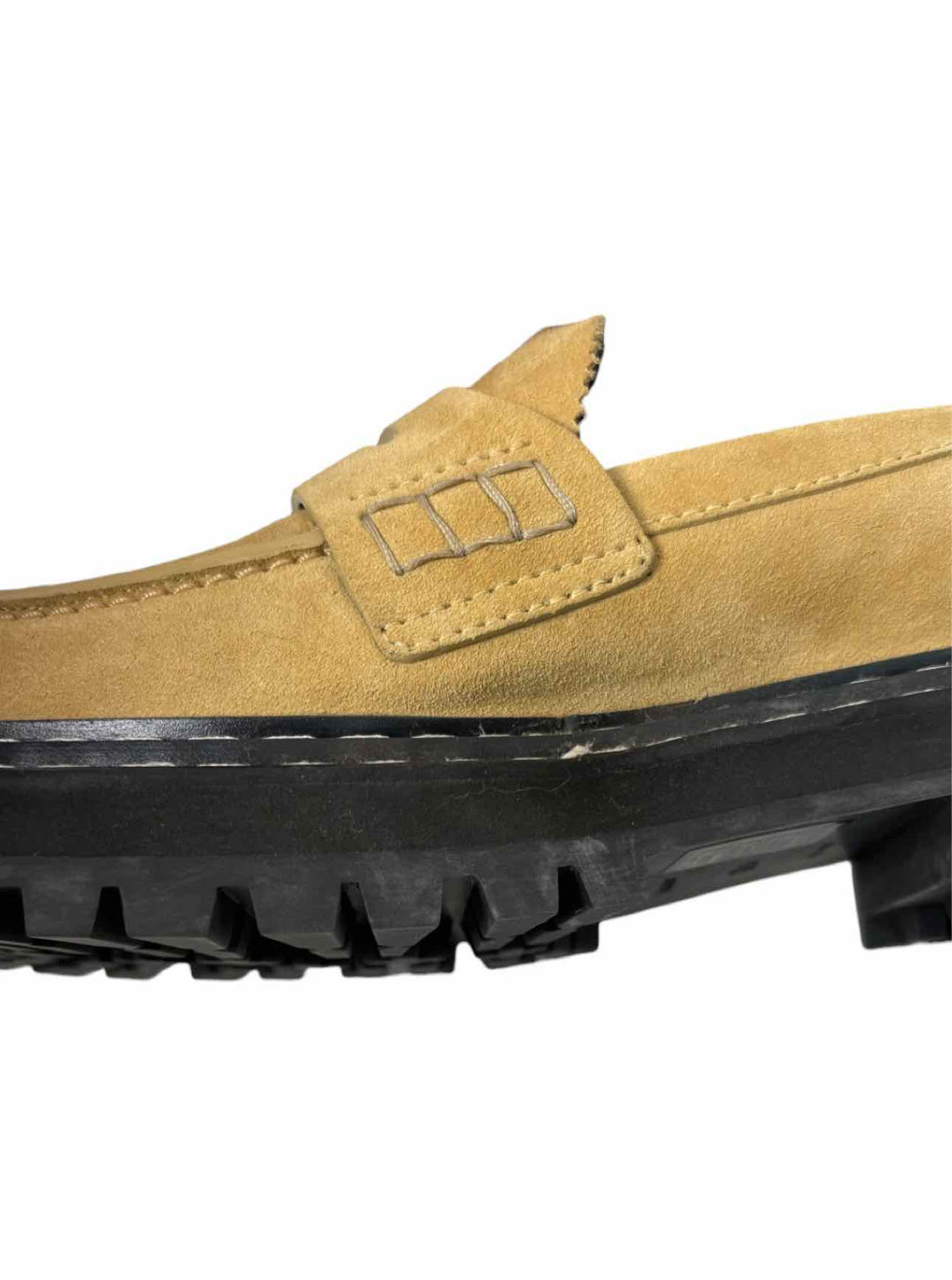 Proenza Schouler Size 38.5 Suede Lug Sole Loafers