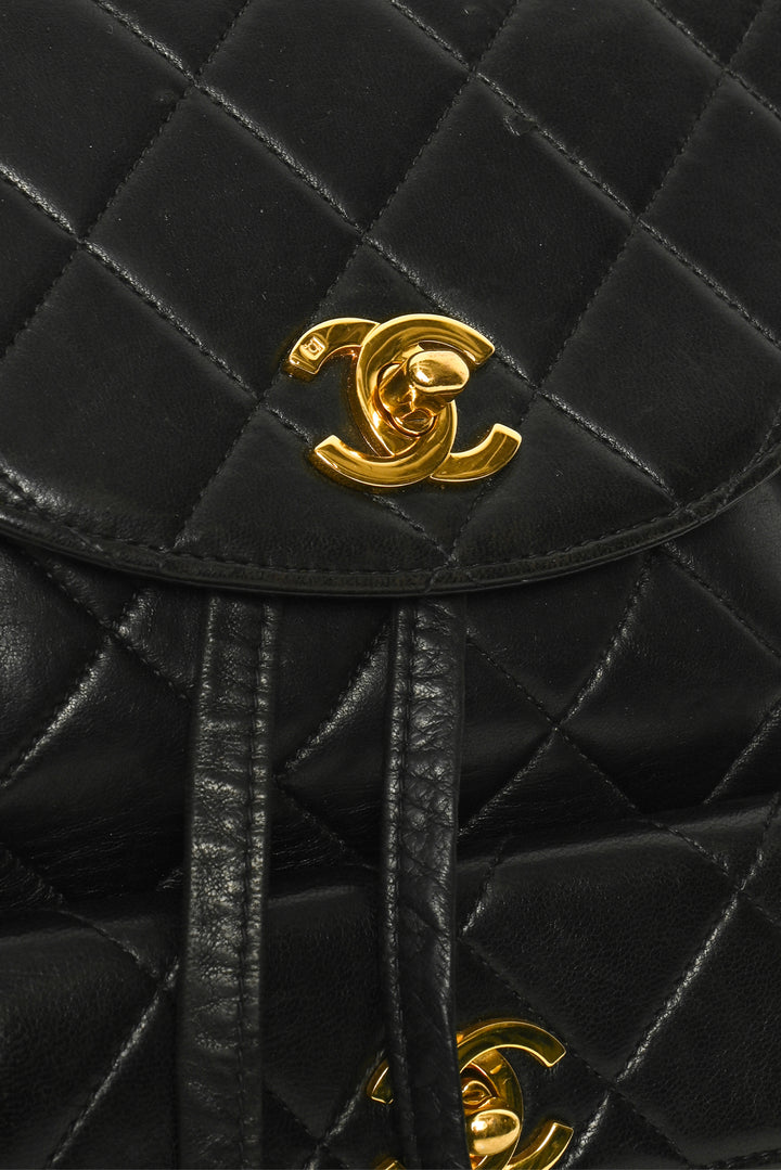 Chanel 1994-1996 Quilted Lambskin Mini Duma BackPack