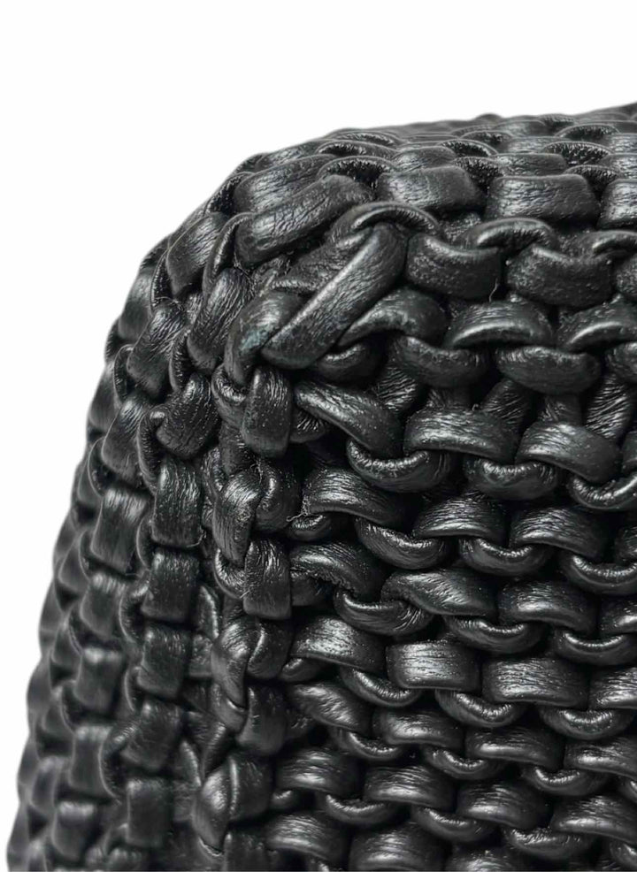 Toteme T-Lock Woven Leather Purse