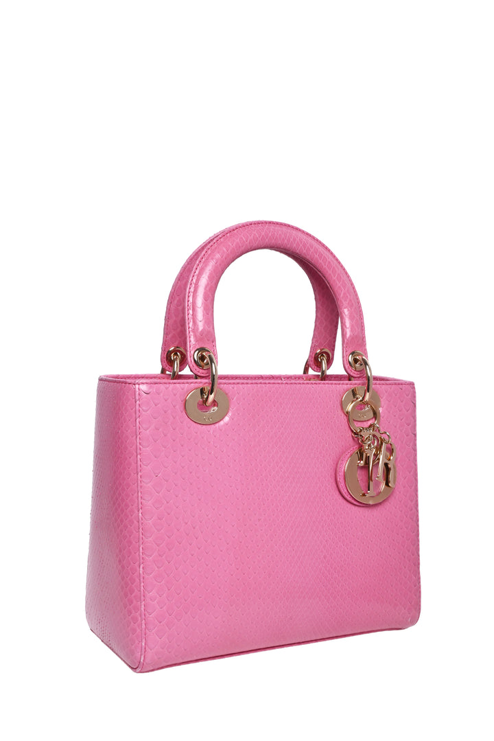 Dior 2013 Python Haute Maroquinerie Medium Lady Dior