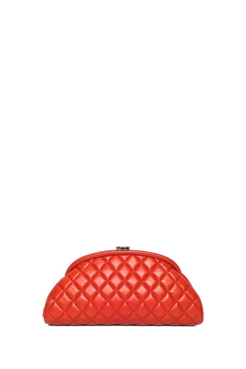 Chanel 2011 Lambskin Quilted Timeless Clutch