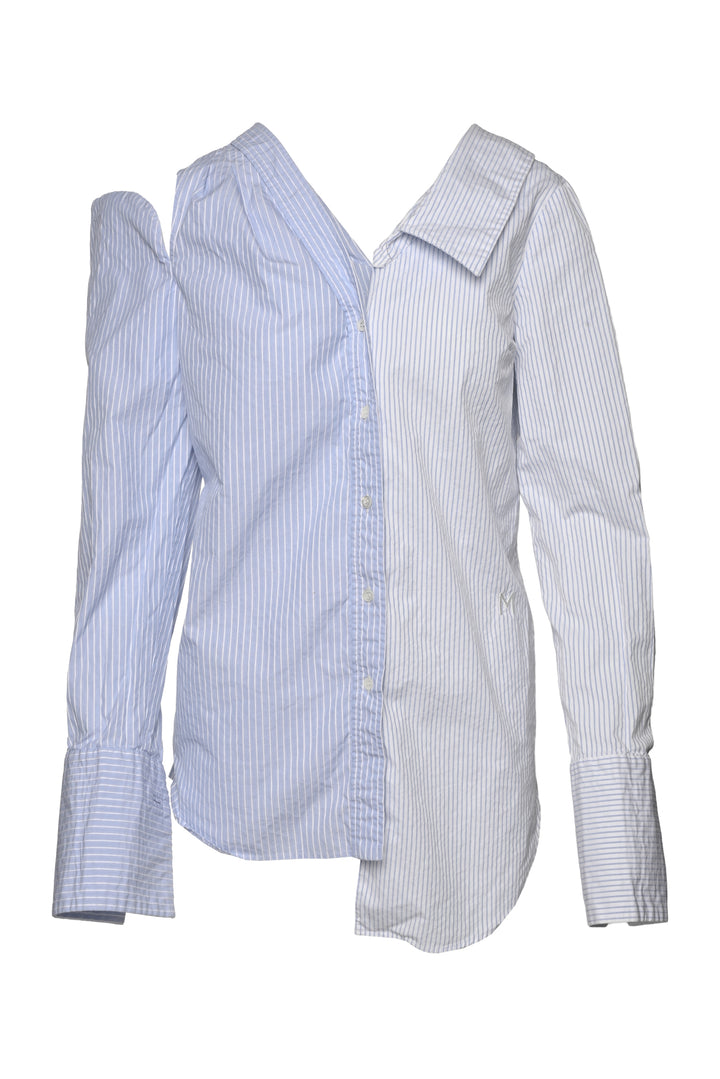 Monse Size 6 Asymmetrical Cutout Blouse