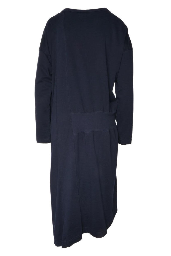 Y's Size 2 Long Sleeve Asymmetrical Midi Dress