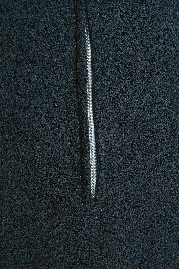 Sandro Size 36 May Chambray Crepe Mini Dress