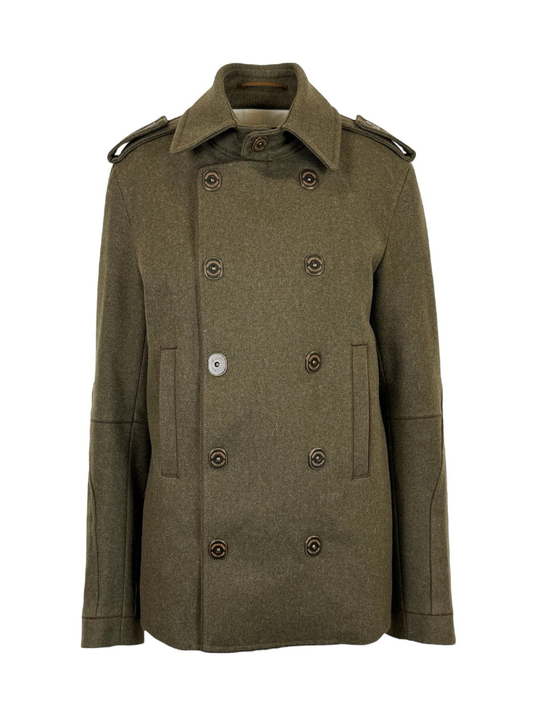 DSquared Size 48 Double Breasted Wool Coat
