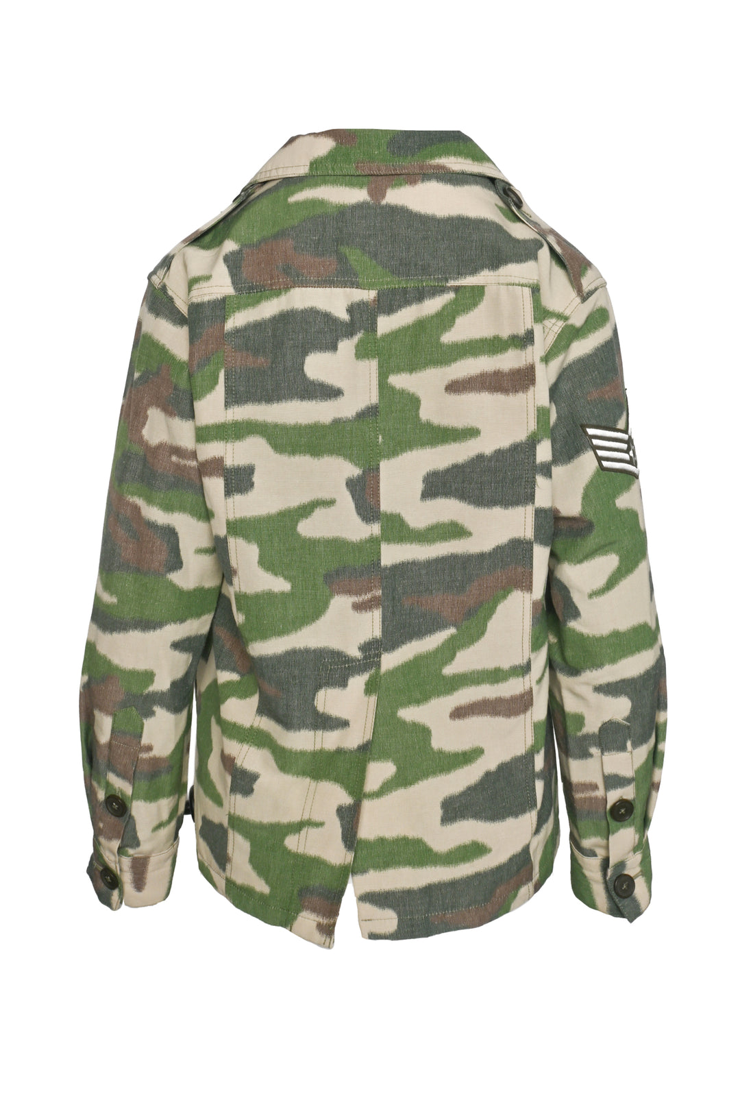 Smythe Size S Embroidered Camo Print Bellows Pocket Shirt Jacket
