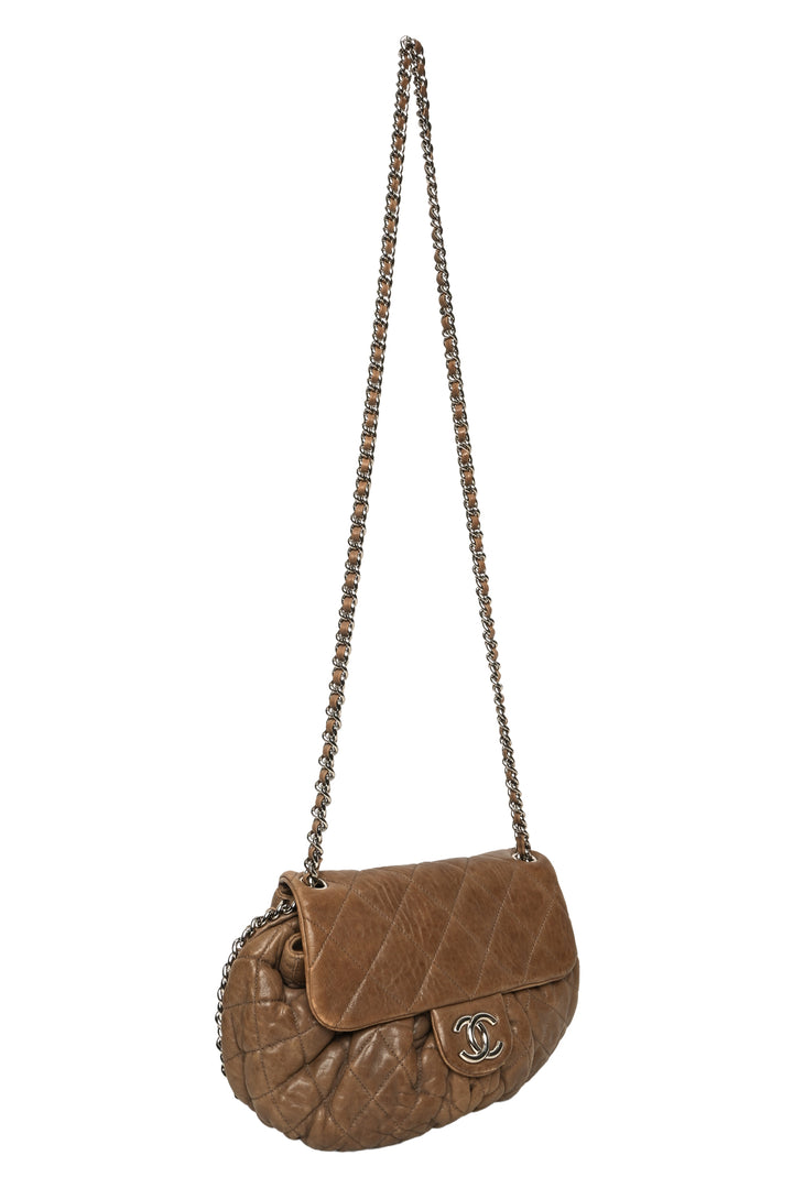 Chanel 2011-2012 Quilted Lambskin Chain Around Shoulder Bag