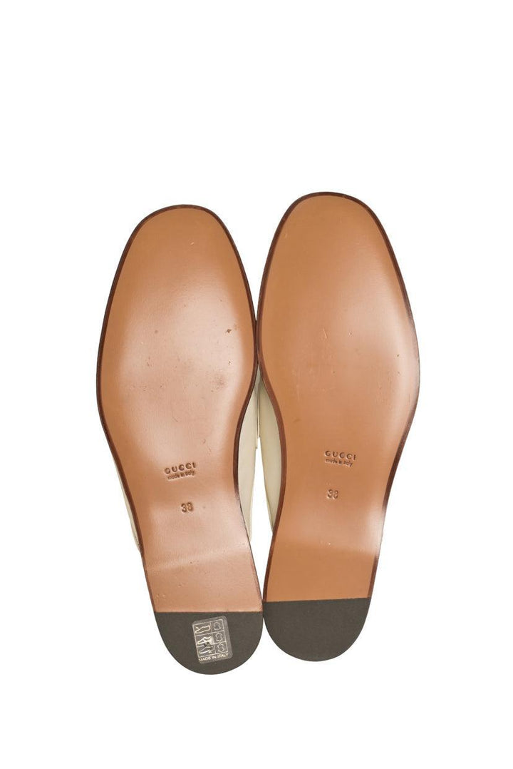 Gucci Size 38 Paride GG Web Tassel Mules