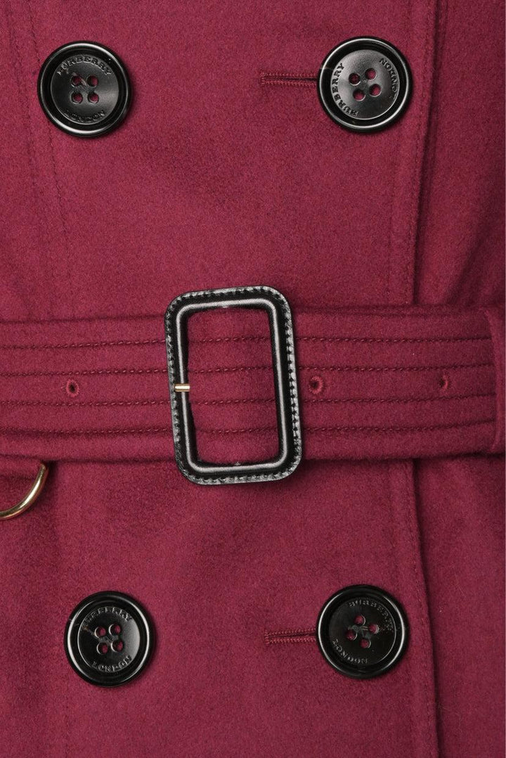 Burberry London Size 2 Cashmere Sandringham Trench Coat