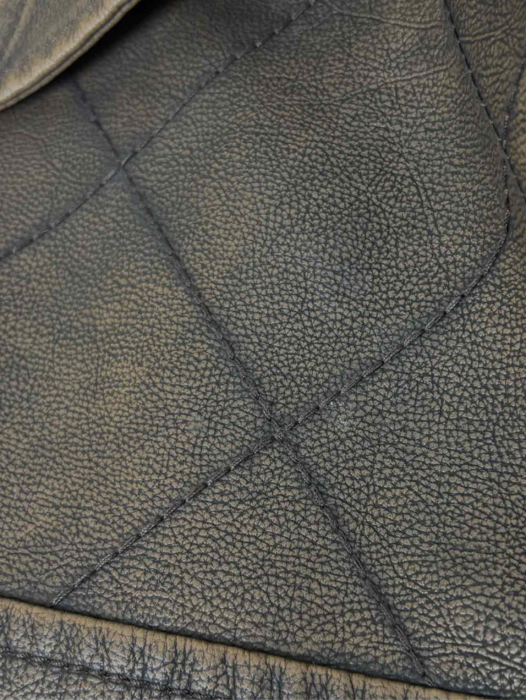 Kijun Size M Faux Leather Long Coat