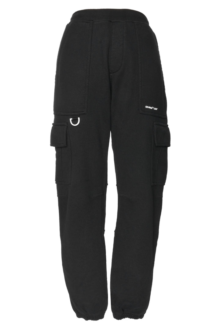 OFF-WHITE  Size S Men's "Logo" Cargo Sweatpants