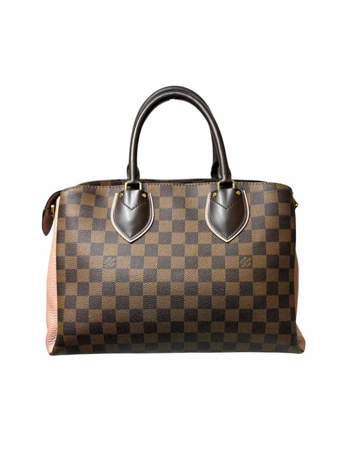 Louis Vuitton Cuir Taurillon Damier Ebene Normandy Magnolia Purse