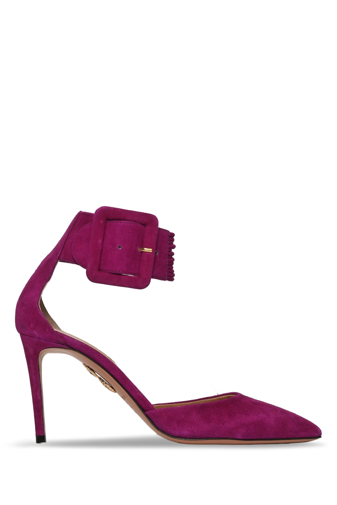 Aquazzura Size 37.5 Suede Casablanca Pumps