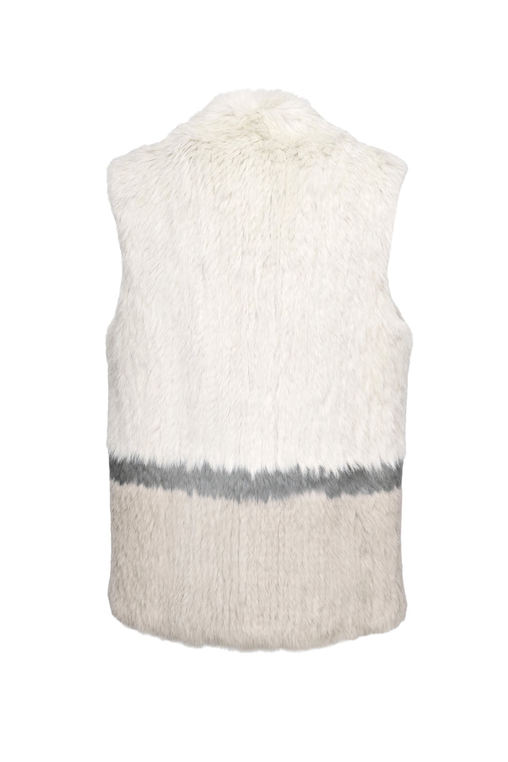 Luisa Cerano Size 8 Rabbit Fur Vest