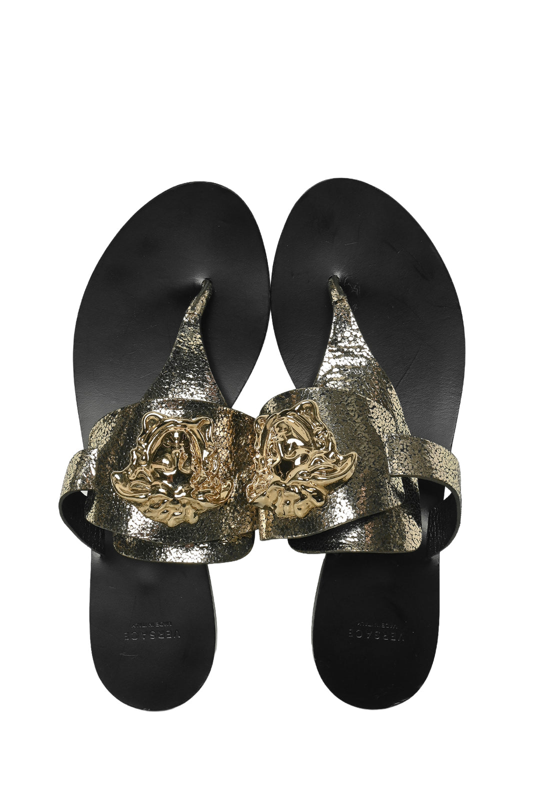 Versace Size 38 Palazzo Thong Sandals