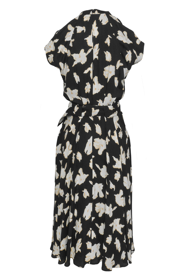 Proenza Schouler Size 4 Floral Georgette Midi Dress