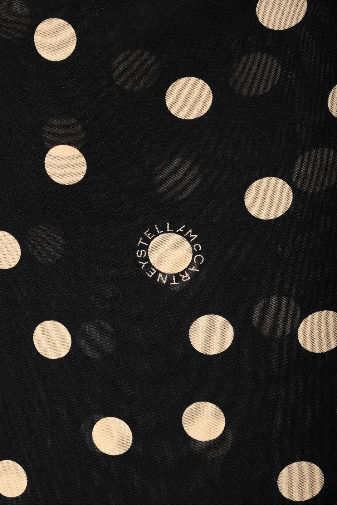Stella Mccartney Size L Polkadot Ruched Maxi Dress