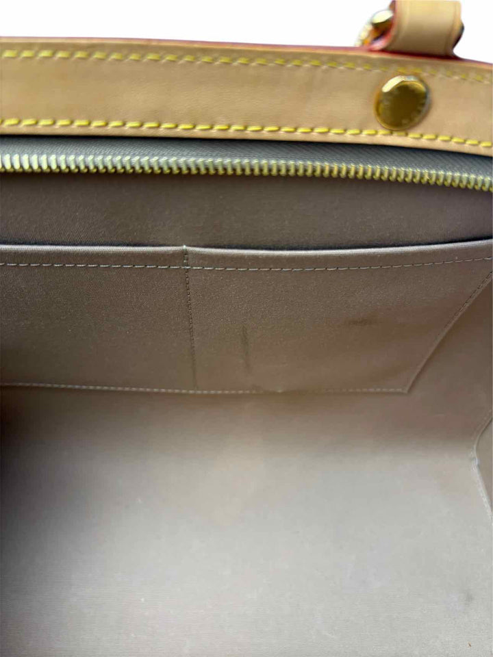 Louis Vuitton  Brea MM Galet Patent Monogram Purse