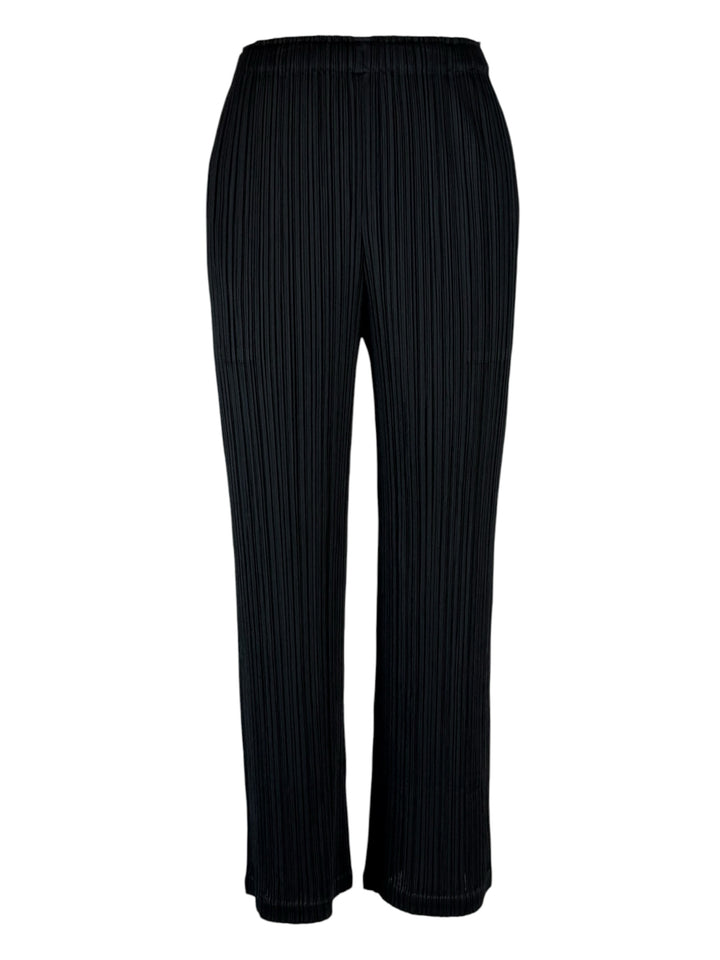 Pleats Please Size 3 Straight Leg Pleated Pants