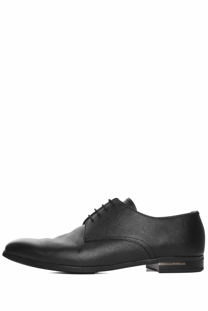 Mens Shoe Size 6 Prada Men's Saffiano Leather Lace-Up Oxford Shoes