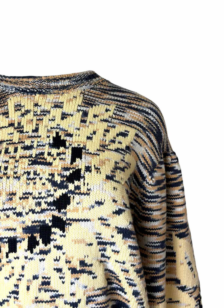 Ulla Johnson Size M Floral Cotton Knit Sweater