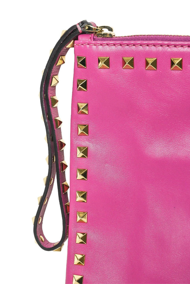 Valentino Rockstud Wristlet Clutch