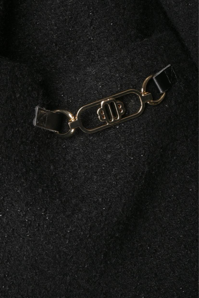 maje Size 36 Tweed Coat